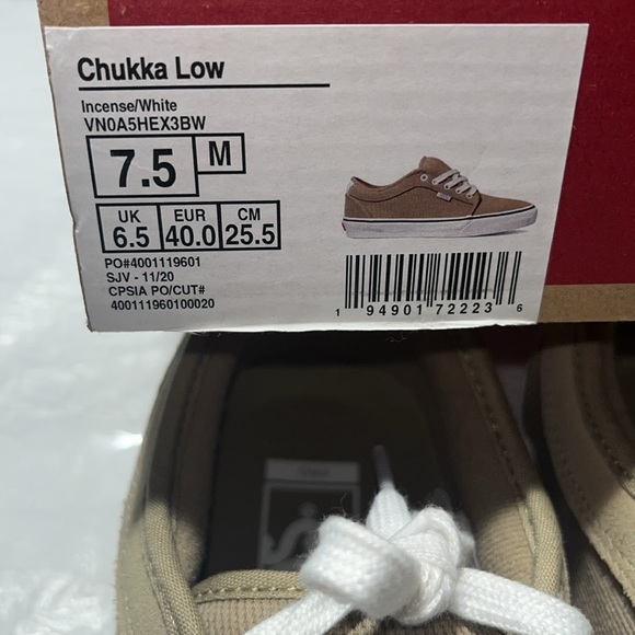 Chukka low Vans men incense khaki - Picture 6 of 7